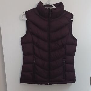 Charter Club Dark Purple Quilted Vest
